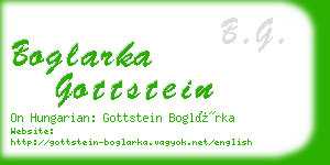 boglarka gottstein business card